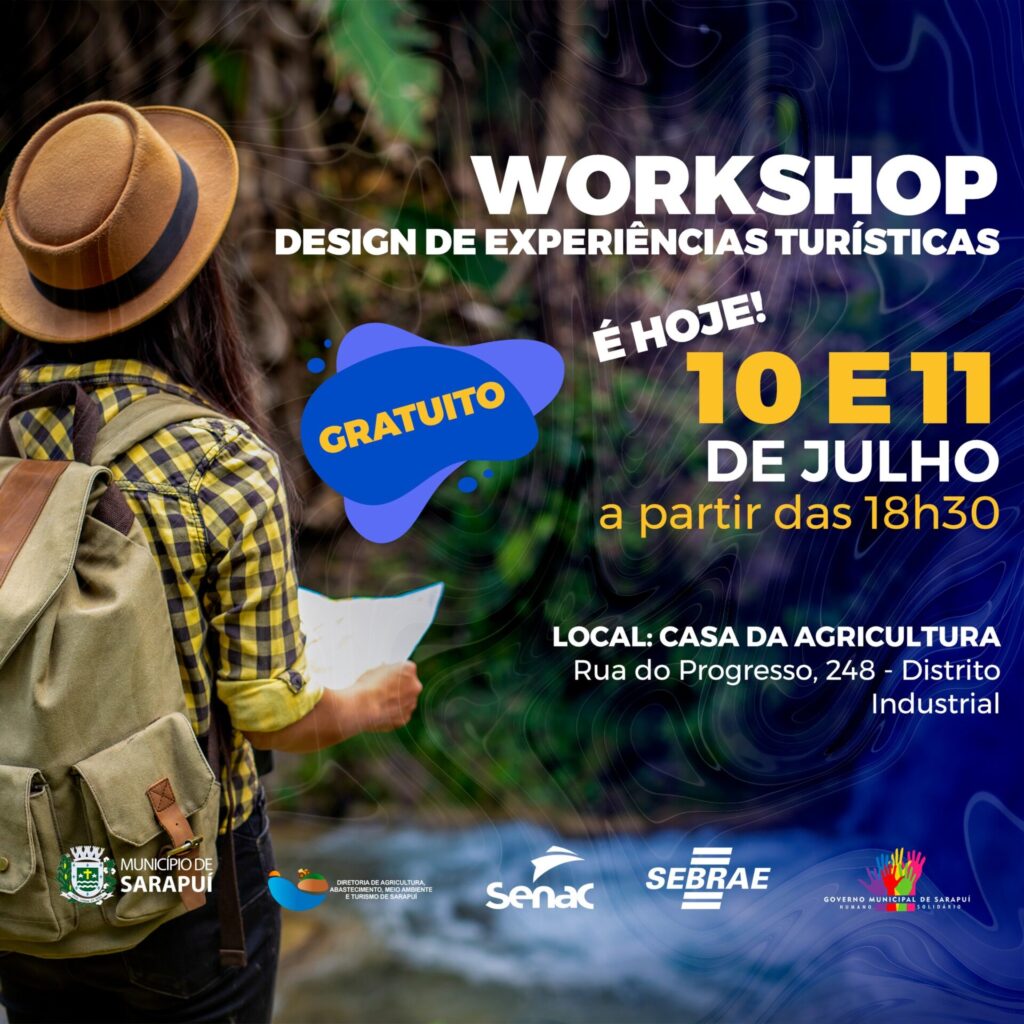 Workshop DESIGN DE EXPERIÊNCIAS TURÍSTICAS