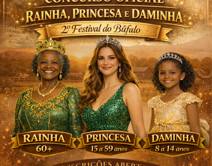 Concurso de Rainha, Princesa e Daminha do 2º Festival do Búfalo abre inscrições em Sarapuí